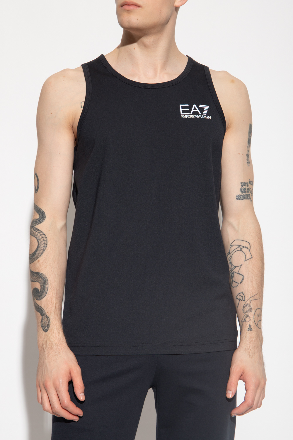 IetpShops Morocco Sleeveless T Emporio Armani tied waist